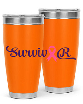survivor Style 3#- breast cancer- Tumbler