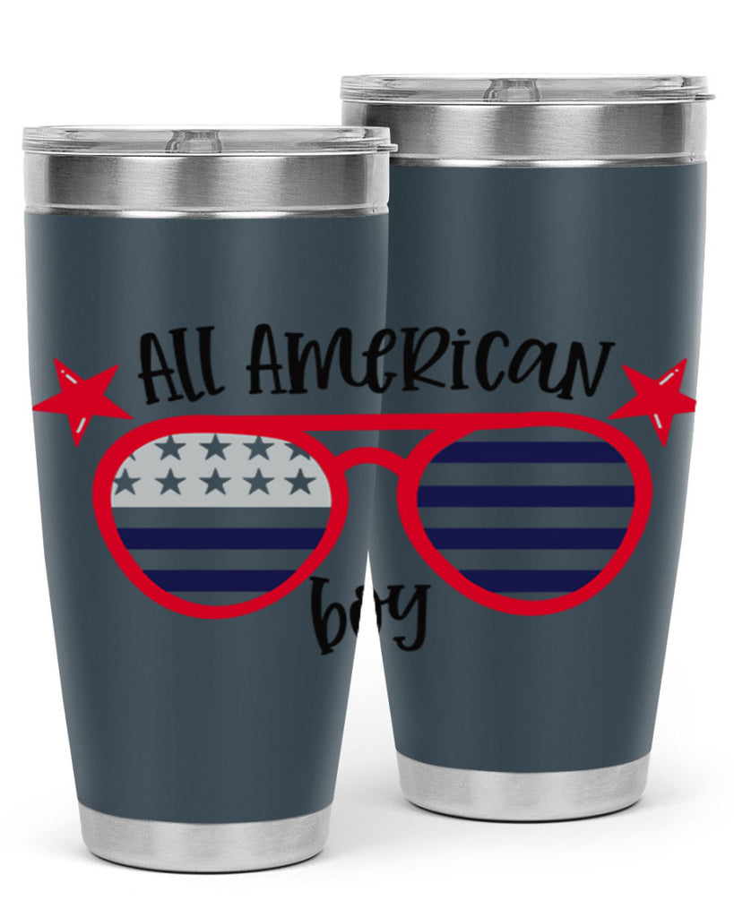 All American Boy Style 141#- Fourt Of July- Tumbler