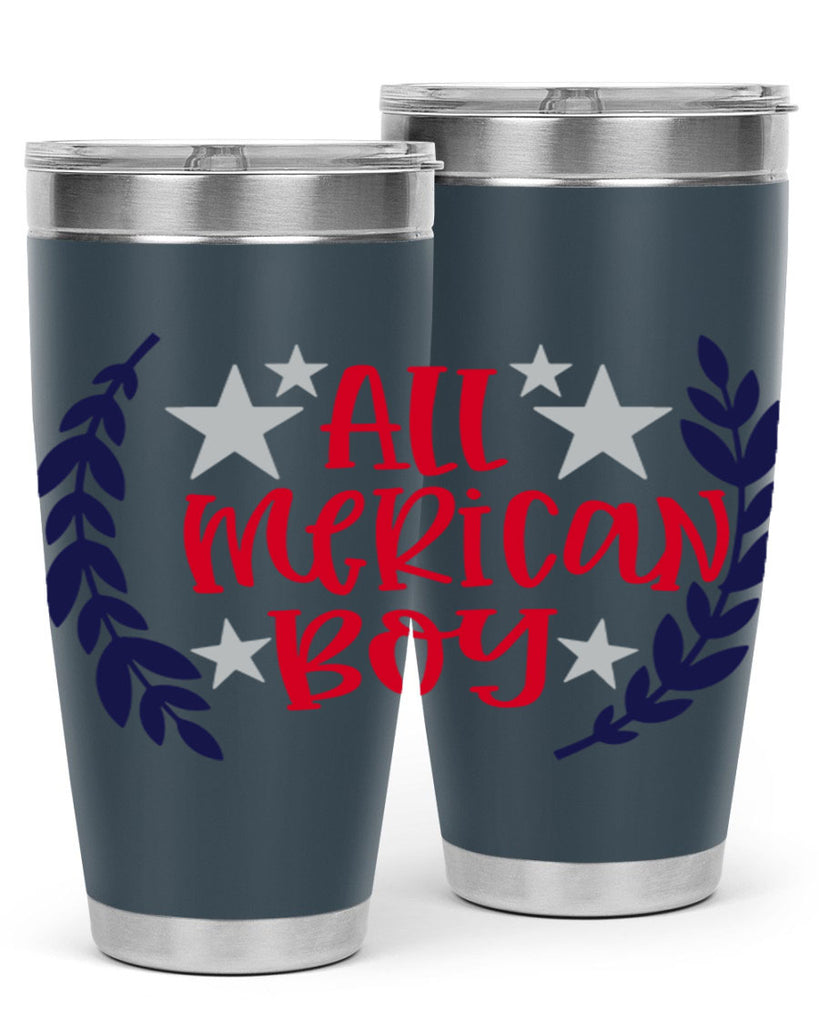 All Merican Boy Style 143#- Fourt Of July- Tumbler