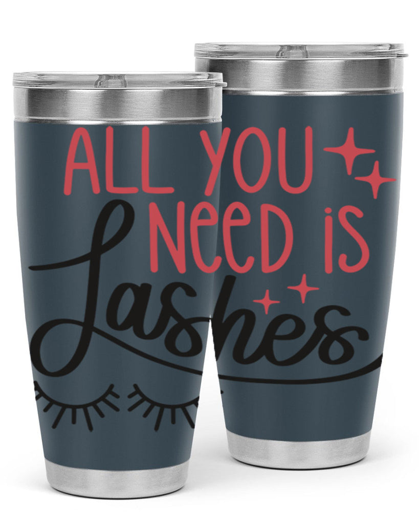 All You Need Is Lashes Style 146#- make up- Tumbler