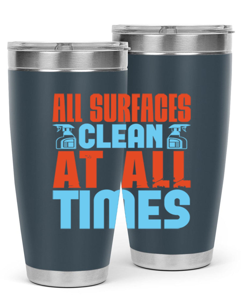 All surfaces clean at all times Style 2#- cleaner- tumbler