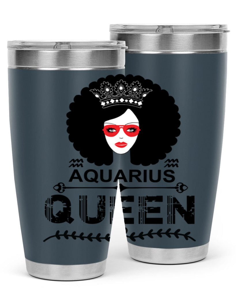 Aquarius queen 75#- zodiac- Tumbler