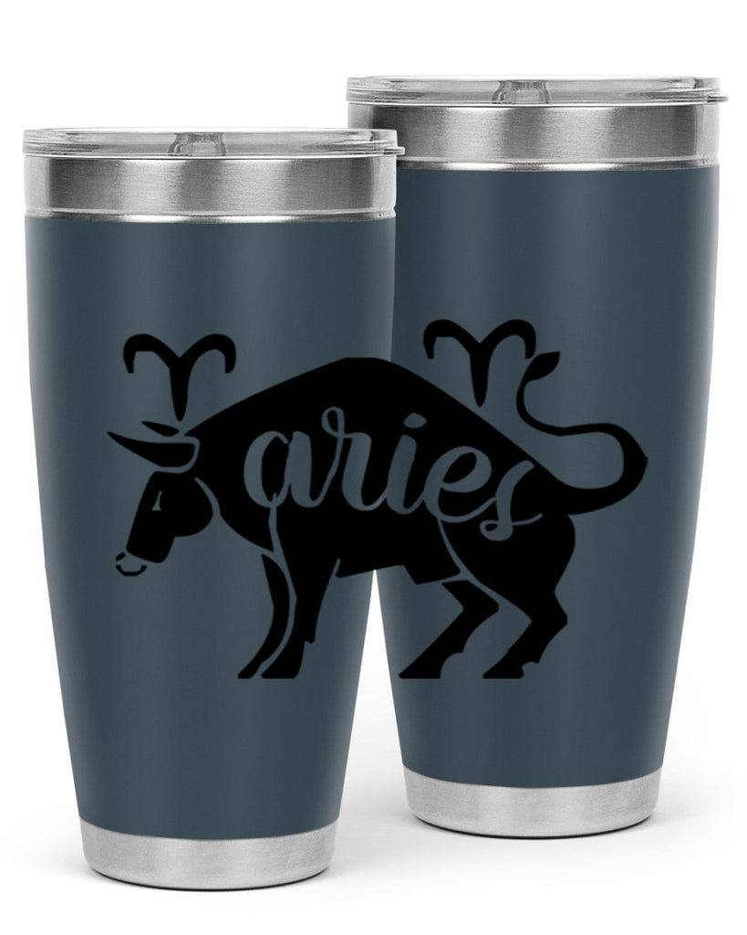 Aries 104#- zodiac- Tumbler