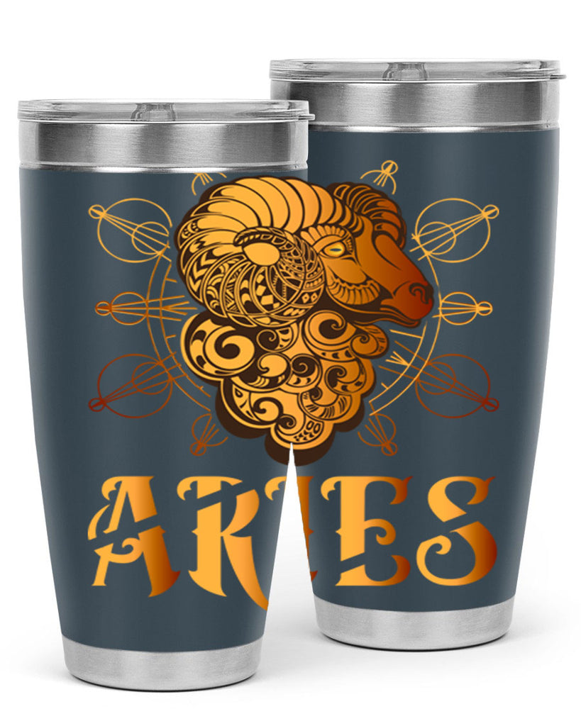Aries 121#- zodiac- Tumbler