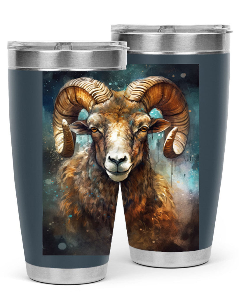 Aries 54#- zodiac- Tumbler