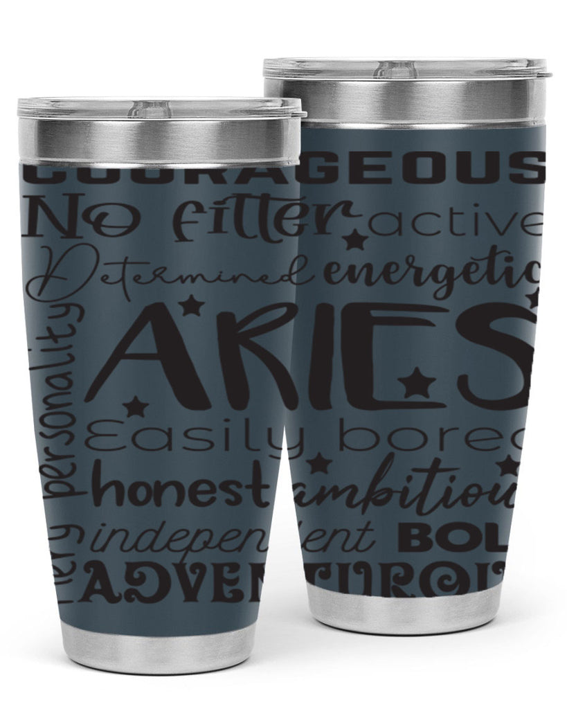 Aries 564#- zodiac- Tumbler