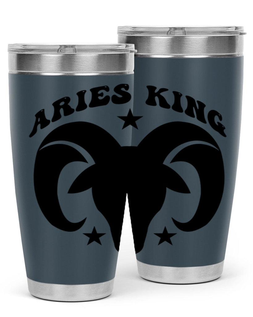 Aries king 110#- zodiac- Tumbler