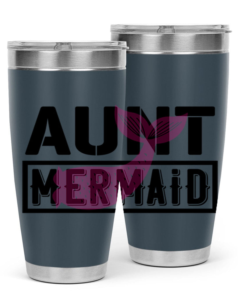 Aunt mermaid 17#- mermaid- Tumbler