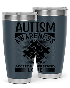 Autism awareness Style 43#- autism- Tumbler