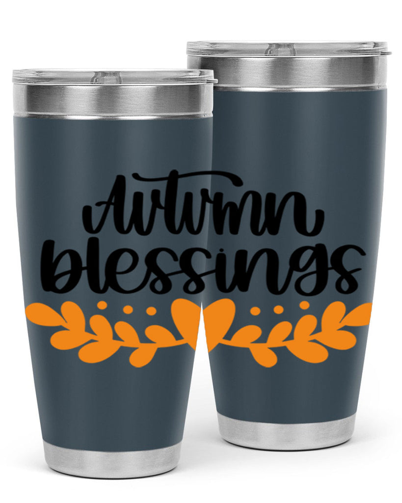 Autumn Blessings 472#- fall- Tumbler