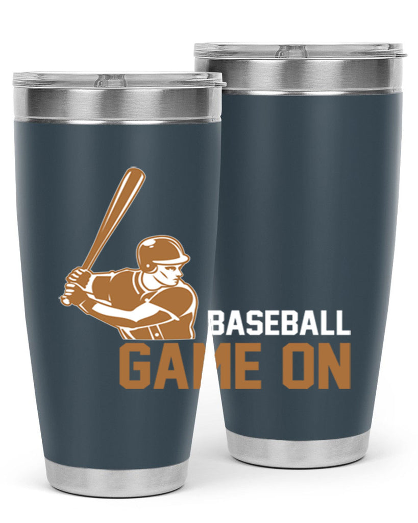 Baseball game 1446#- baseball- Tumbler