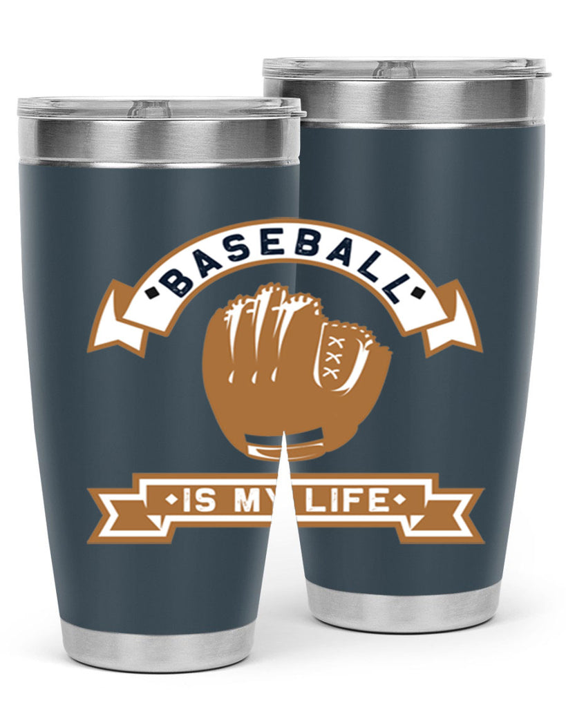 Baseball is 1445#- baseball- Tumbler