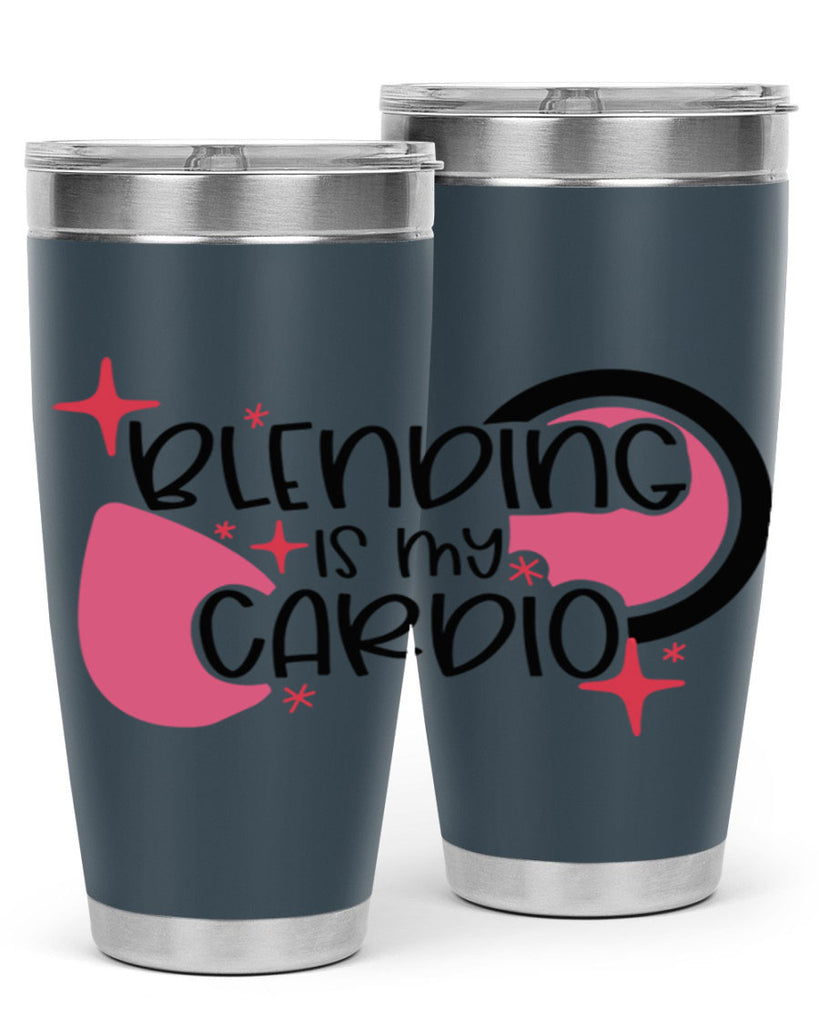 Blending Is My Cardio Style 128#- make up- Tumbler