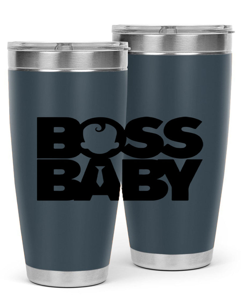 Boss Baby On Board 1#- black words phrases- Cotton Tank