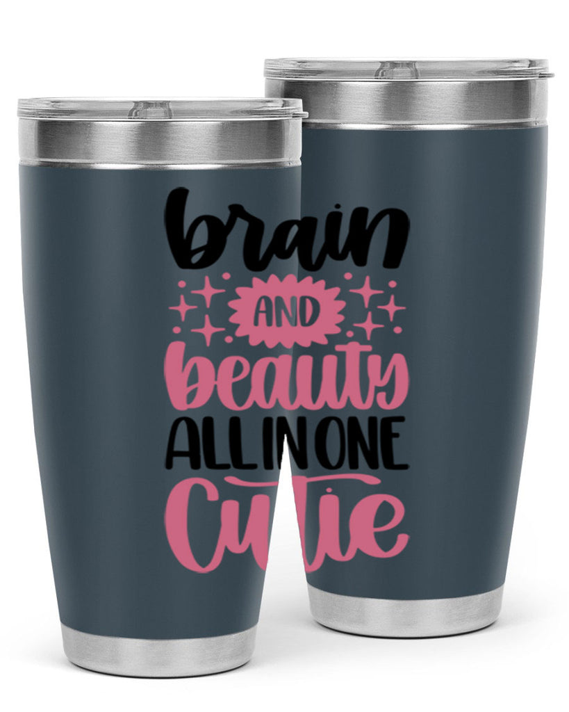 Brain And Beauty All In One Style 126#- make up- Tumbler
