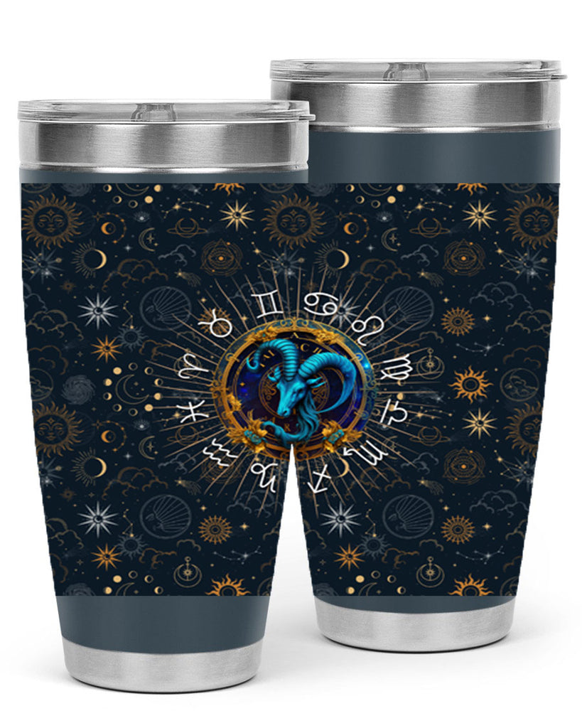 Capricorn Straight 184#- zodiac- Tumbler