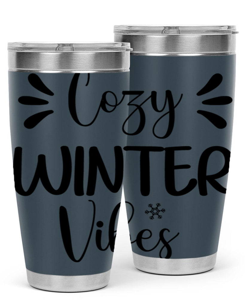 Cozy Winter Vibes76#- winter- Tumbler