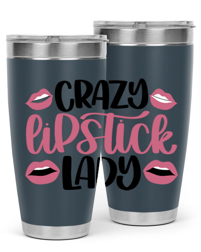 Crazy Lipstick Lady Style 107#- make up- Tumbler