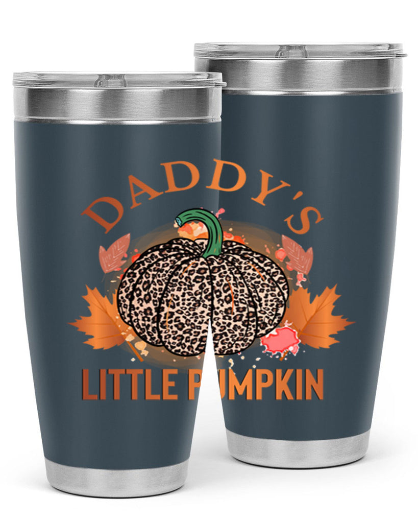 Daddys Little Pumpkin 67#- fall- Tumbler
