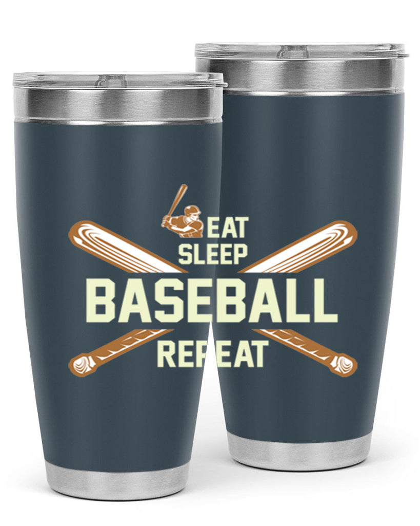 Eat 1285#- baseball- Tumbler