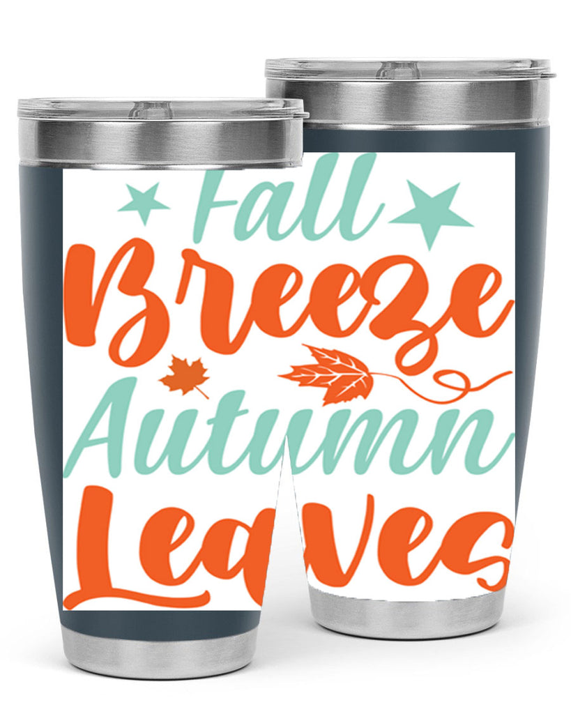 FallBreezeAutumnLeaves 147#- fall- Tumbler