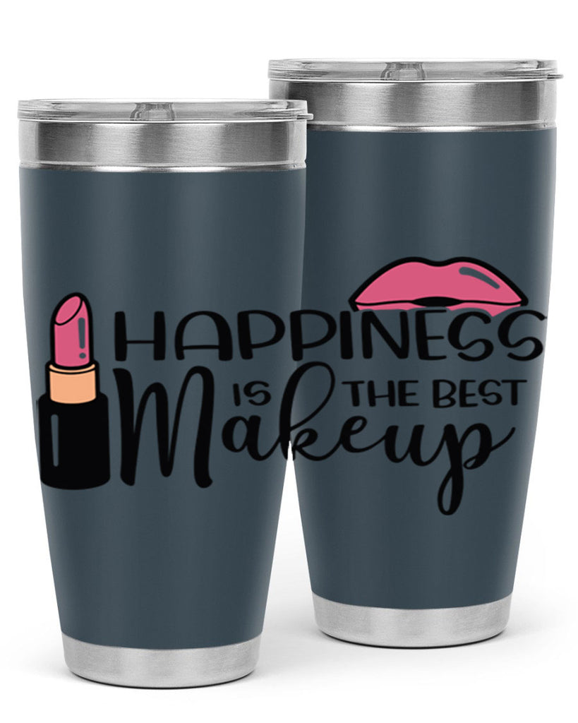 Happiness Is The Best Makeup Style 93#- make up- Tumbler