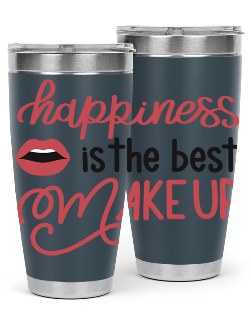 Happiness is the Best Makeup Style 94#- make up- Tumbler