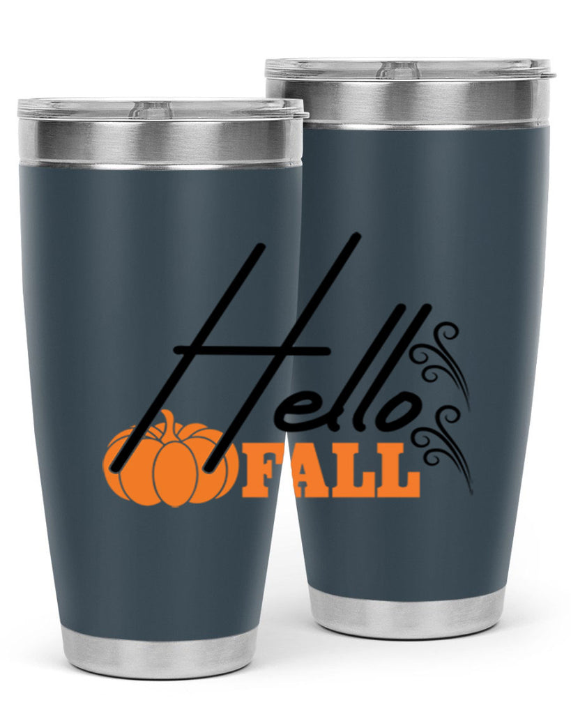 Hello Fall 281#- fall- Tumbler