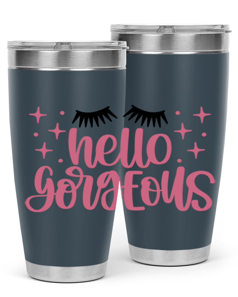 Hello Gorgeous Style 89#- make up- Tumbler