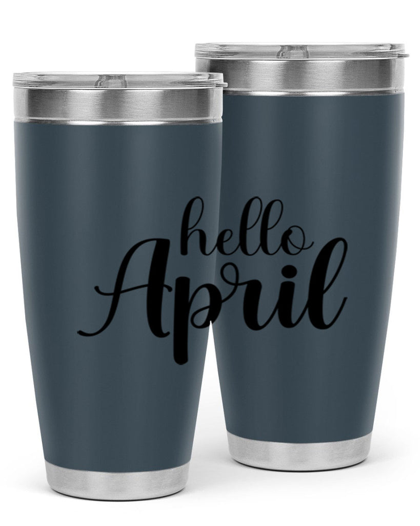 Hello april  219#- spring- Tumbler