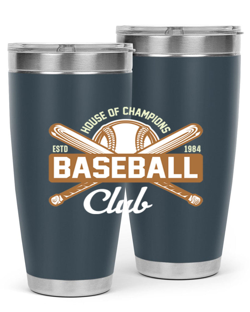 House 1178#- baseball- Tumbler