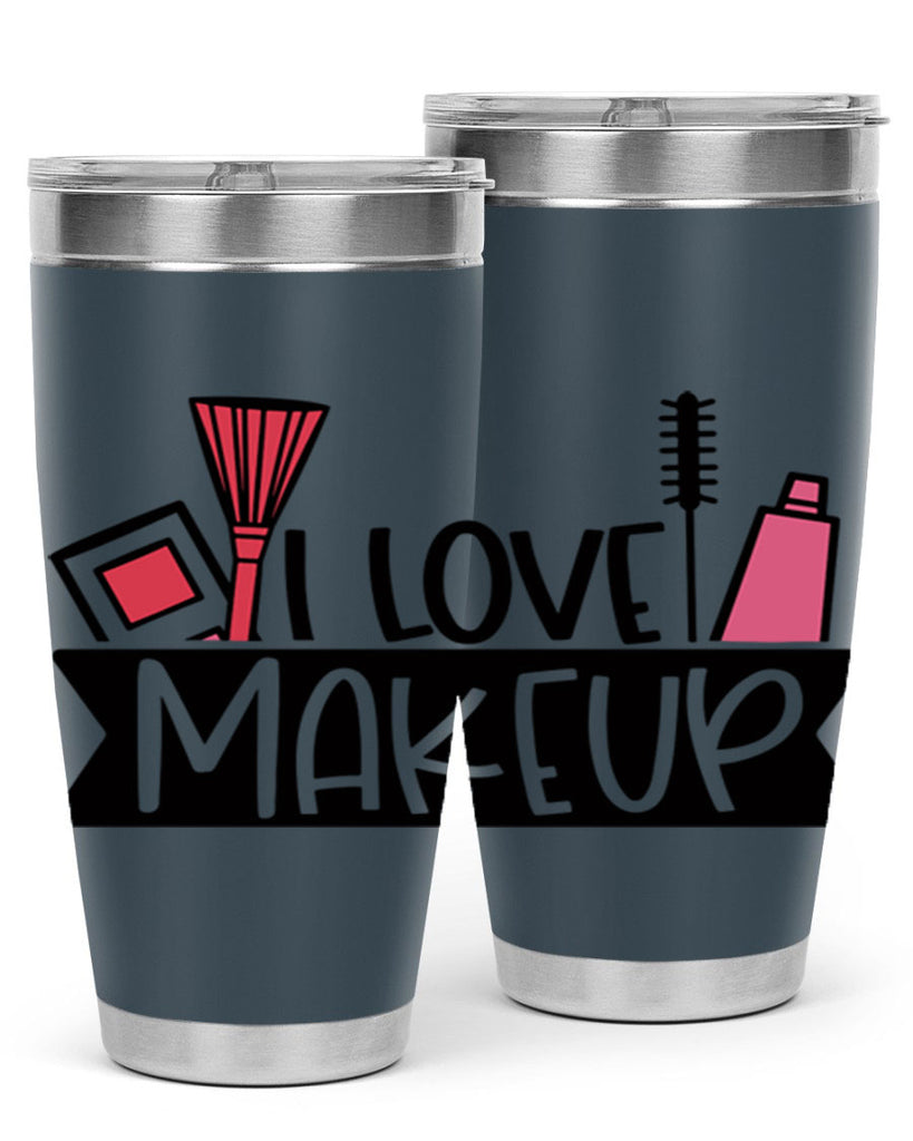 I Love Makeup Style 81#- make up- Tumbler