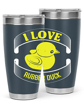 I Love Rubber duck Style 41#- duck- Tumbler