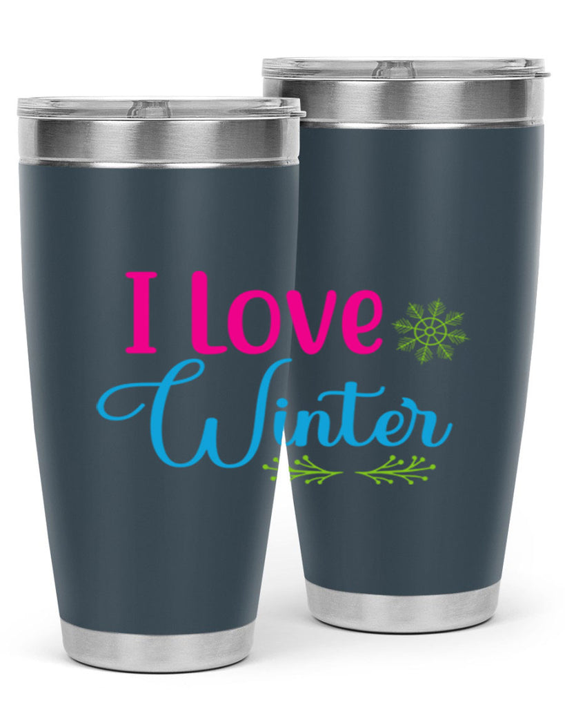 I Love Winter 225#- winter- Tumbler