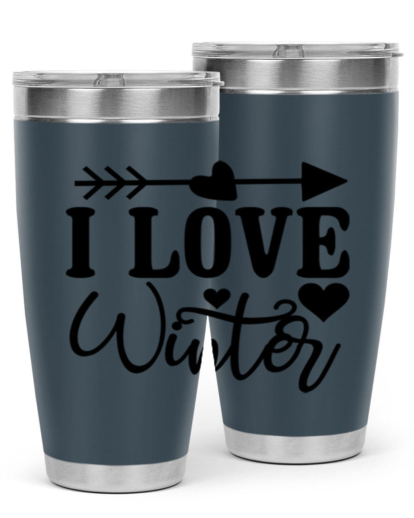 I Love Winter 227#- winter- Tumbler