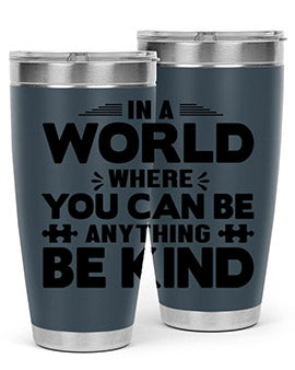 In a world Style 48#- autism- Tumbler
