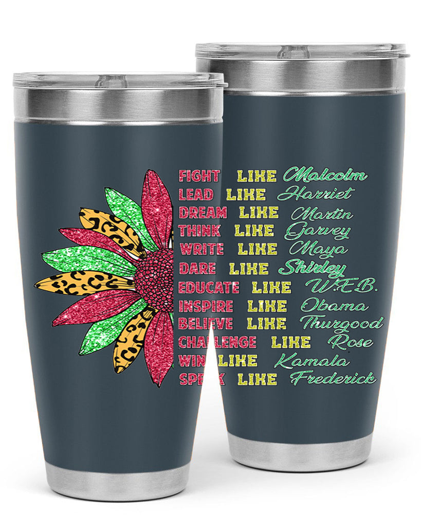 Juneteenth Sunflower Design 17#- Juneteenth- tumbler