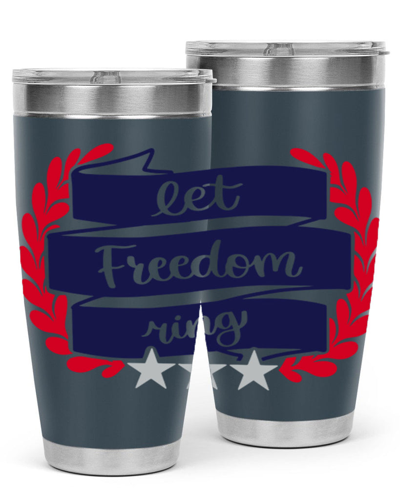 Let Freedom Ring Style 159#- Fourt Of July- Tumbler