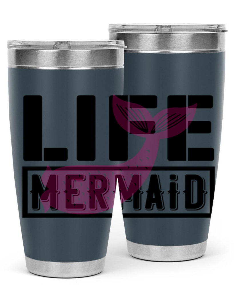 Life mermaid 303#- mermaid- Tumbler