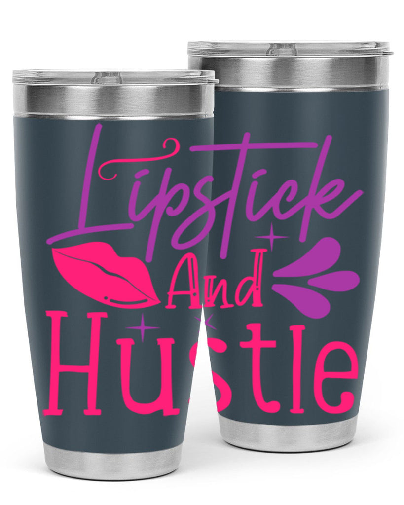 Lipstick And Hustle Style 229#- make up- Tumbler