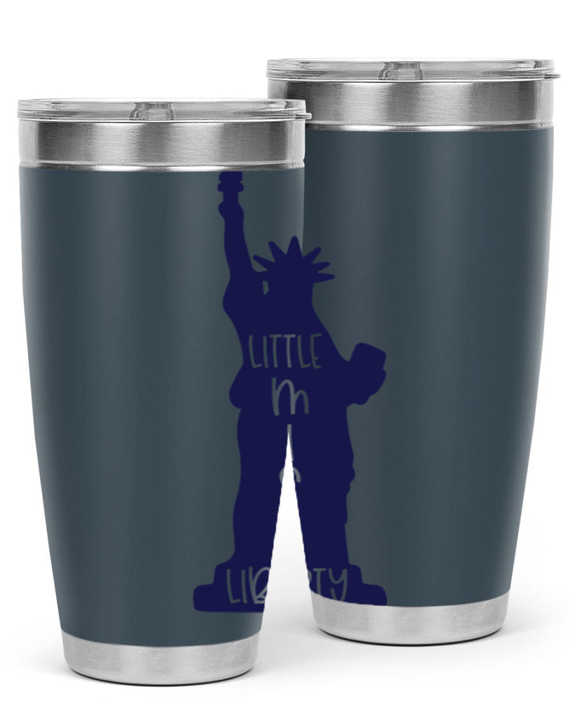 Little Miss Liberty Style 163#- Fourt Of July- Tumbler