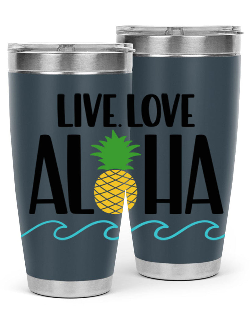 Live Love Aloha Style 30#- summer- Tumbler