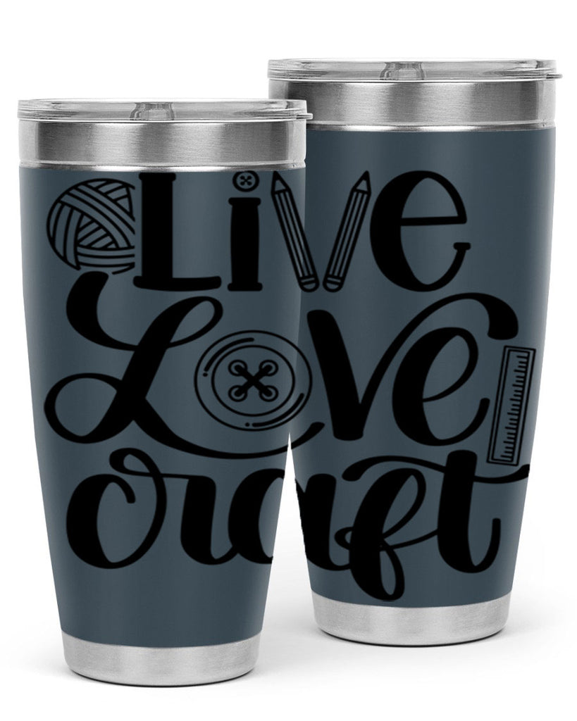Live Love Craft 14#- crafting- Tumbler
