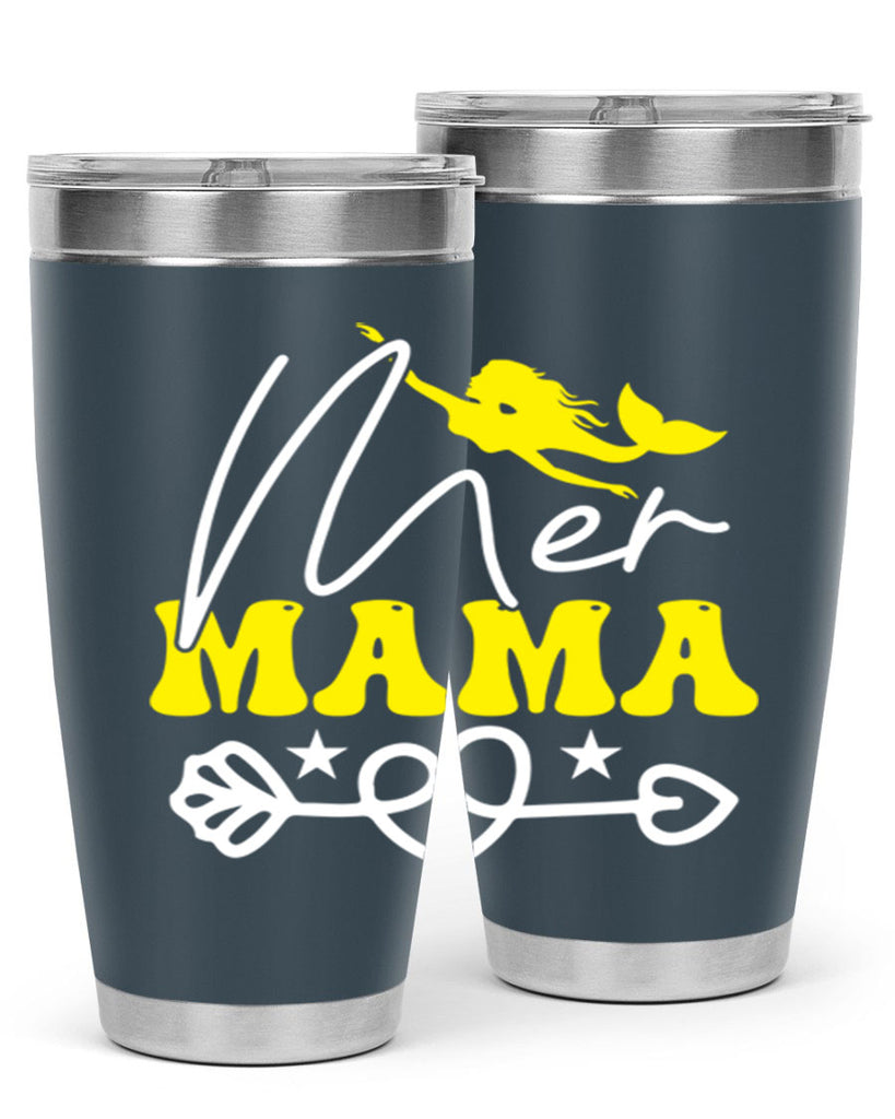 Mer Mama 332#- mermaid- Tumbler