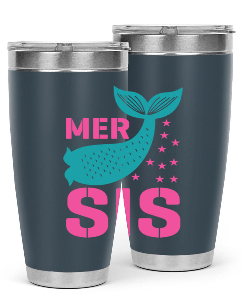 Mer Sis 345#- mermaid- Tumbler