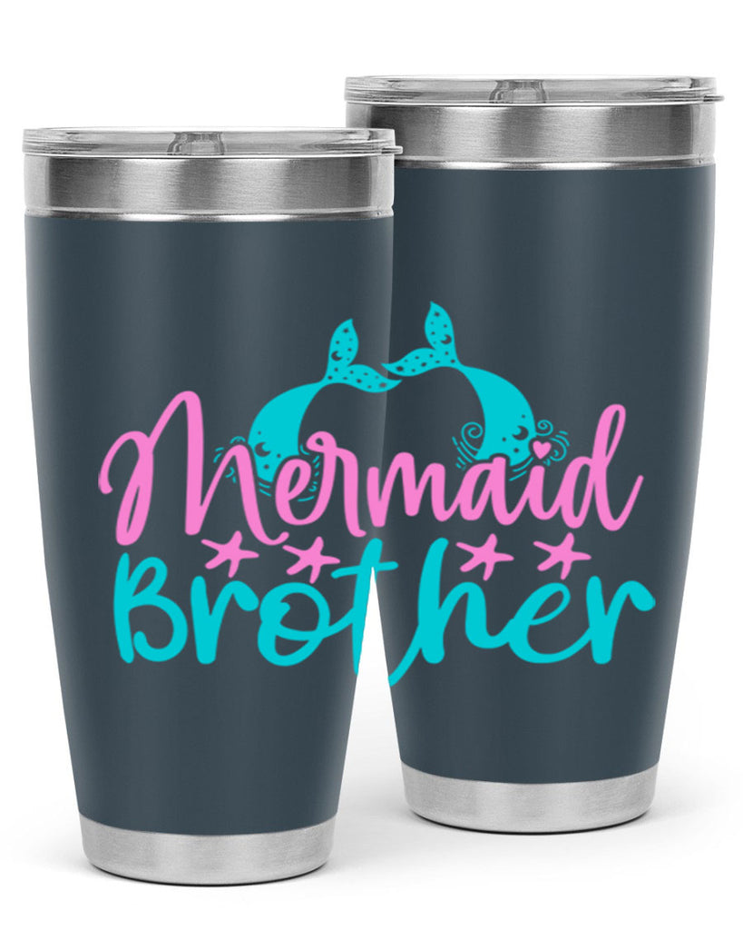 Mermaid Brother 354#- mermaid- Tumbler