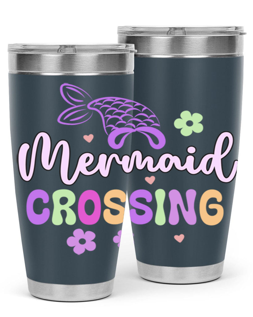 Mermaid Crossing 401#- mermaid- Tumbler