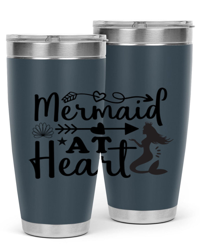 Mermaid at Heart design 397#- mermaid- Tumbler