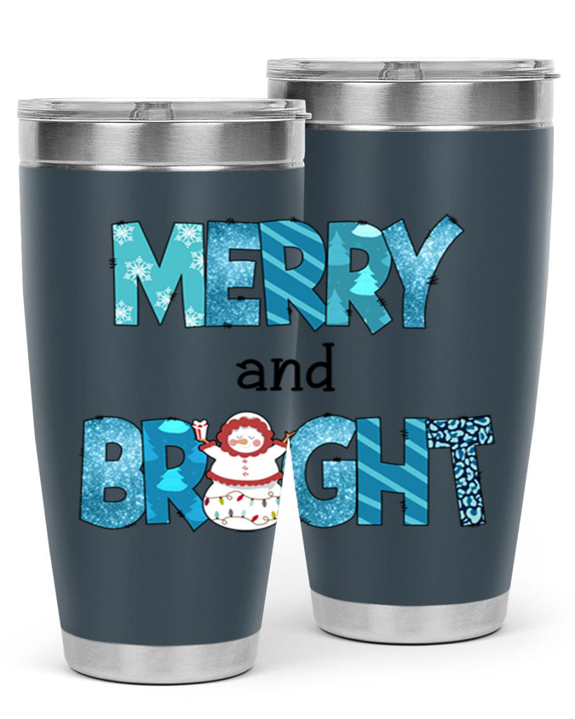 Merry and Bright 321#- winter- Tumbler