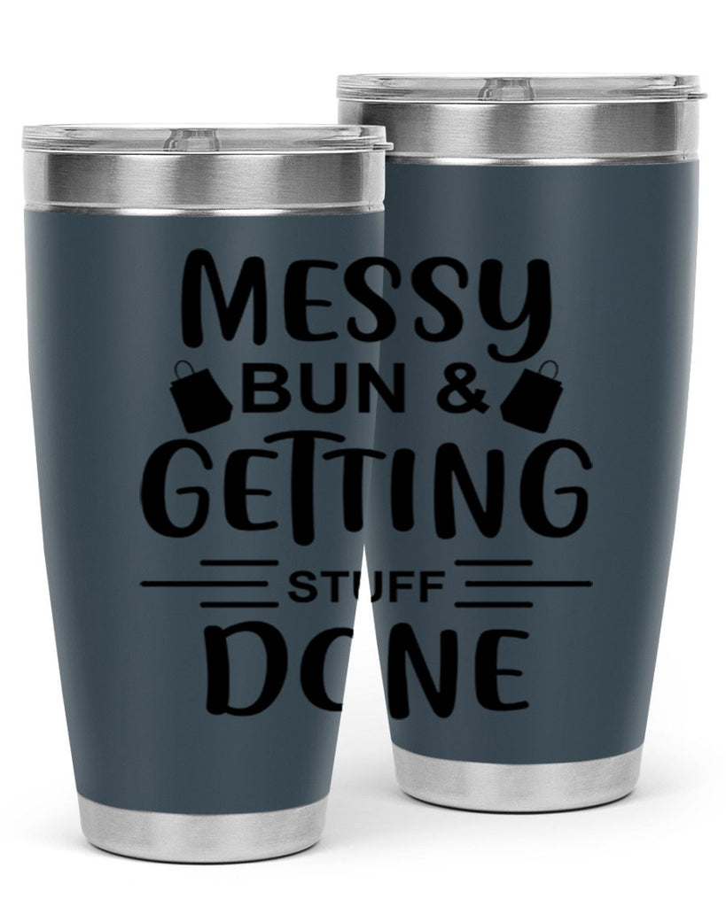 Messy Bun Getting Stuff Done 120#- fashion- Cotton Tank